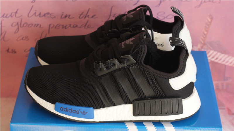 Real Boost Adidas NMD R1 PK Black and Blue